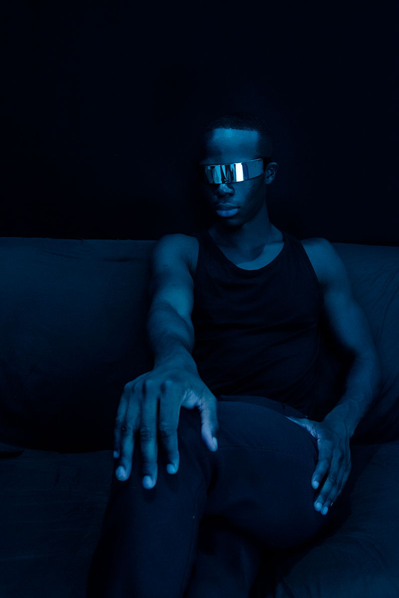 He Posed for Indigo Image