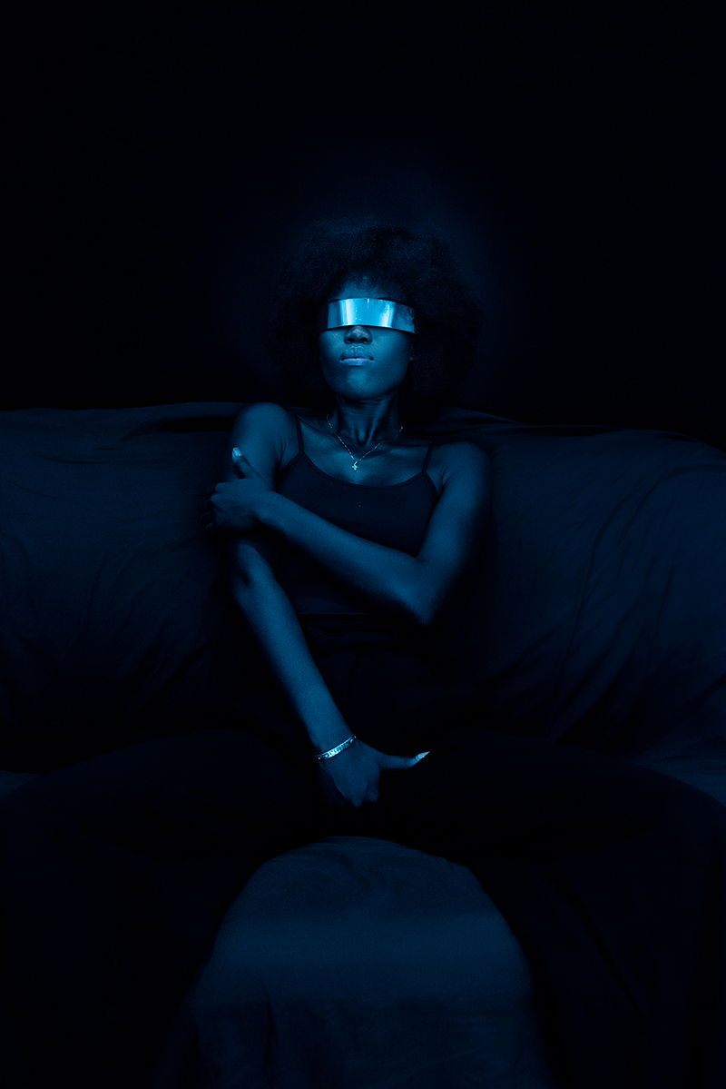 She Posed for Indigo Image