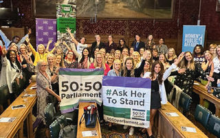 50:50 Parliament # Ask Her To Stand campaign. Image © 50:50 Palriament